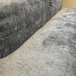 WK Wohnen Stuhlsets|Sitzgruppe Stoff Jab 2 211094 Grau Füße Schwarz