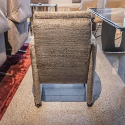 WK Wohnen Stuhlsets|Sitzgruppe WK 790 Bezug Stoff B3094 Basalt Grau Gestell Metall Schwarz