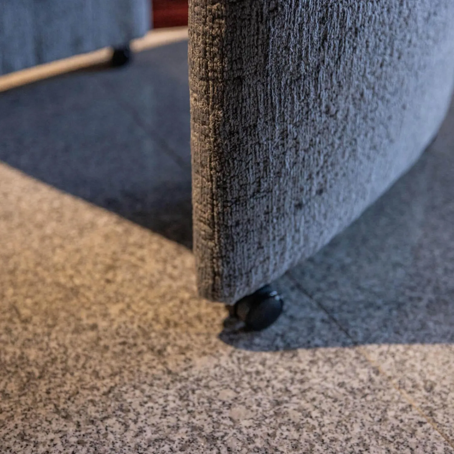 WK Wohnen Stuhlsets|Sitzgruppe WK 790 Bezug Stoff B3094 Basalt Grau Gestell Metall Schwarz