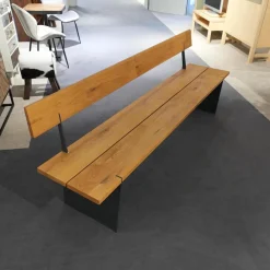 Wimmer Stuhlsets|Sitzgruppe Zweigl Kunstleder Sixty Mocca Schwarz Anthrazit Rustikale Asteiche Versiegelt Und Gestell Stahl Nickelfarbig Gebürstet