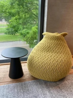 Casalis Hocker & Sitzsäcke|Sitzsack Slumber Large Mohairwolle Ochre Gelb