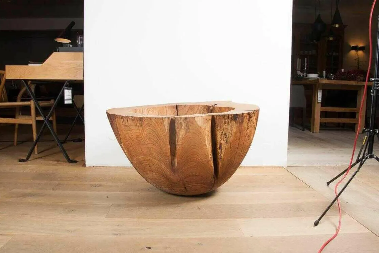 Eigene Herstellung Couchtische|Skulptur Bowl Elm Ulme