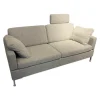 Brühl 2-Sitzer-Sofas|Sofa Alba All In One 67608 Stoff 2480 23 Grau Winkelfuß Verchromt Pulverbeschichtet Mit Kissen
