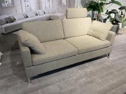 Brühl 2-Sitzer-Sofas|Sofa Alba All In One 67608 Stoff 2480 23 Grau Winkelfuß Verchromt Pulverbeschichtet Mit Kissen