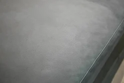 Brühl 2-Sitzer-Sofas|Sofa Alba Leder Taron 20 Grau Braun Gestell Schwarz Pulverbeschichtet Inklusive Kissen