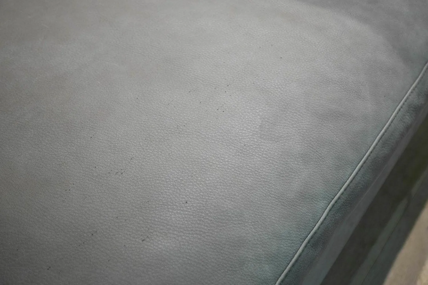 Brühl 2-Sitzer-Sofas|Sofa Alba Leder Taron 20 Grau Braun Gestell Schwarz Pulverbeschichtet Inklusive Kissen