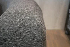 Brühl Ecksofas|Sofa All Together Stoff 4448-99 Grau Meliert Inklusive Hocker Stoff 4473-98 Dunkelgrau