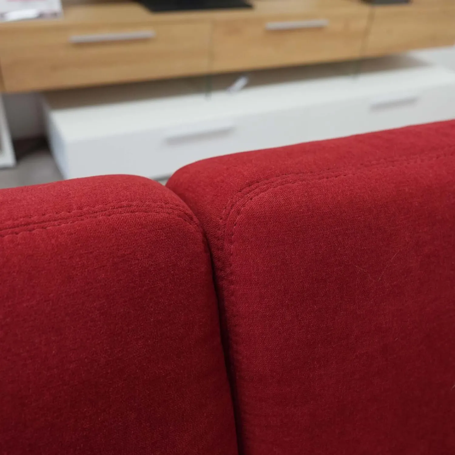 Carina Wohnlandschaften|Sofa Amanda Stoff Roxbury Rot