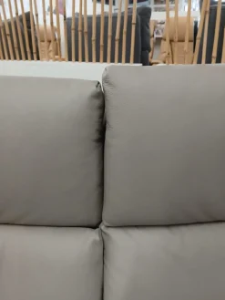 Stressless 2-Sitzer-Sofas|Sofa Aurora Hoch Leder Paloma Mushroom Grau Braun Creme Fuß Stahlbein Rund 8 Chrom