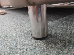 Stressless 2-Sitzer-Sofas|Sofa Aurora Hoch Leder Paloma Mushroom Grau Braun Creme Fuß Stahlbein Rund 8 Chrom