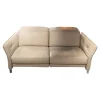 Erpo 2-Sitzer-Sofas|Sofa Avantgarde 965 Bezug Leder 43 210 Pearl Beige Kufe Hochglanz Mit Motorischer Sitz Und Rückenverstellung
