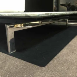 Knoll International 2-Sitzer-Sofas|Sofa Avio Stoff Capraia 01CP Weiß mit Marmortisch