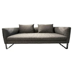 Candy 2-Sitzer-Sofas|Sofa Avola Stoff Prime Anthrazit Grau Gestell In Chromkufe