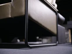 Jori 2-Sitzer-Sofas|Sofa Bellino Leder Lipano Oliv Grün Gestell Metall Mit Kissen Und Kopfstütze