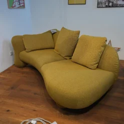 Brühl 2-Sitzer-Sofas|Sofa Bongo Bay Lounge Stoff 5275 0071 Grün Gelb