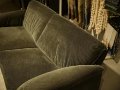 Leolux 2-Sitzer-Sofas|Sofa Bora Bora Niedrig Bezug Stoff Spazio 26886 86 Anthrazit Gestell Buche Massiv