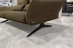 Koinor 2-Sitzer-Sofas|Sofa Ceda Stoff 20 Sherpa 84 Braun Rot Gestell Metall Schwarz Matt Pulverbeschichtet Inklusive Kissen