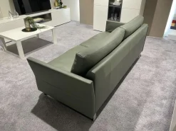 Erpo 2-Sitzer-Sofas|Sofa Classics CL990 R Leder 170 163 Olive Grün Kufe Metall