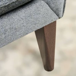 Bielefelder Werkstätten 2-Sitzer-Sofas|Sofa Coco 2 67,5 Stoff Uma BW1738 191 Füße Holz Dunkelbraun