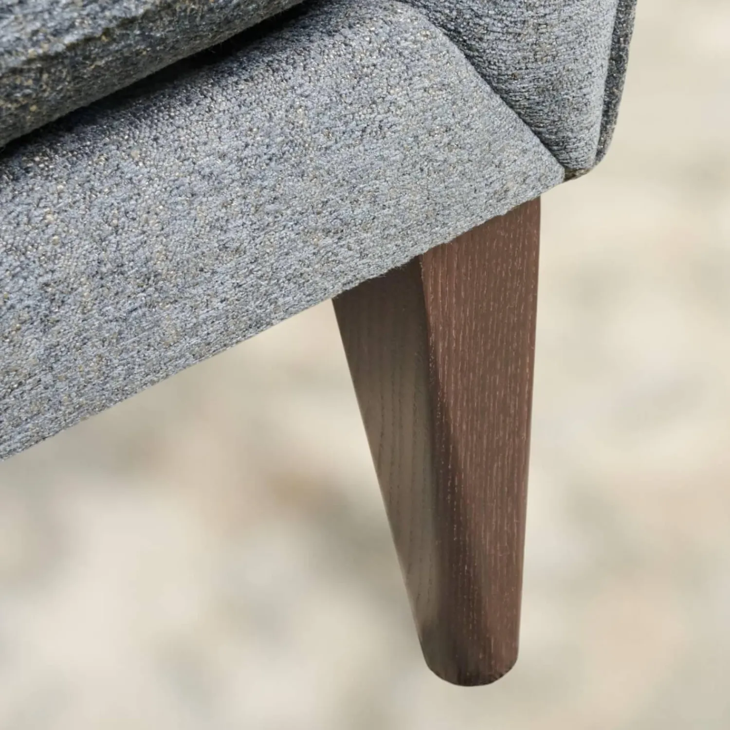 Bielefelder Werkstätten 2-Sitzer-Sofas|Sofa Coco 2 67,5 Stoff Uma BW1738 191 Füße Holz Dunkelbraun