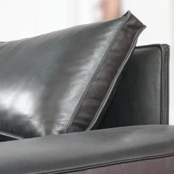 IP Design 3-Sitzer-Sofas|Sofa Cube Lounge Leder Space Schwarz