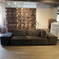Montis 2-Sitzer-Sofas|Sofa Domino Inklusive Rollelement Hauptstoff Maple 192 Grau Fuß Kunststoff
