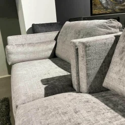 WK Wohnen 2-Sitzer-Sofas|Sofa Doppelsitzer Seat Indigo Stoff 23092 Mit 2 Zierkissen