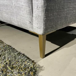 WK Wohnen 2-Sitzer-Sofas|Sofa Doppelsitzer Seat Indigo Stoff 23092 Mit 2 Zierkissen