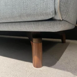 Giorgetti 2-Sitzer-Sofas|Sofa Drive Stoff D Cielo 6356 Blau mit 2 Kissen