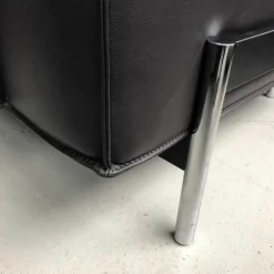 De Sede 2-Sitzer-Sofas|Sofa DS 0022/323 Leder Touch Espresso Gestell Metall