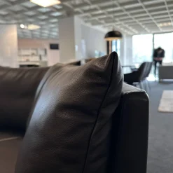 De Sede 2-Sitzer-Sofas|Sofa DS-167 Leder Select 2477 Cigarro Braun Füße Edelstahl Poliert Rücken Umlaufend Verschiebbar