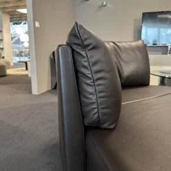 De Sede 2-Sitzer-Sofas|Sofa DS-167 Leder Select 2477 Cigarro Braun Füße Edelstahl Poliert Rücken Umlaufend Verschiebbar