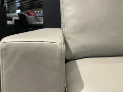 Rolf Benz 2-Sitzer-Sofas|Sofa Ego Leder 38 101 Hell Steingrau Grau