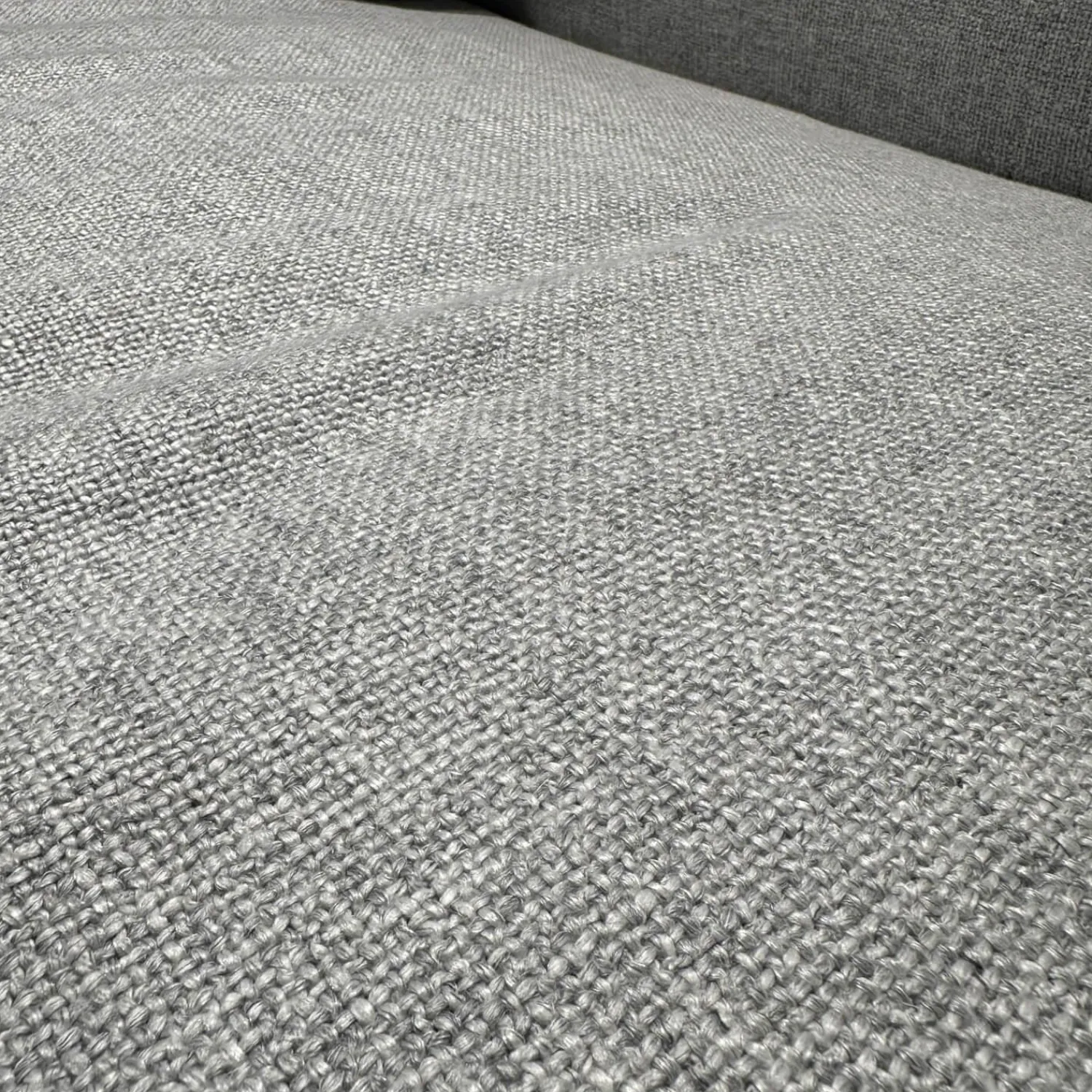 COR 3-Sitzer-Sofas|Sofa Elm Stoff 8300 Lichtgrau Grau Gestell Nussbaum Natur Geölt Braun Inklusive Kissen