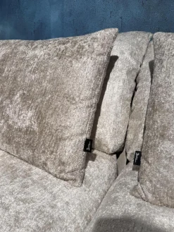 Bretz 2-Sitzer-Sofas|Sofa Esfera Stoff 66 Grau Vintage Velvet 65 Moonlight mit 3 Kissen