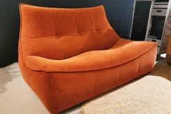 Montis 2-Sitzer-Sofas|Sofa Florence 2Z Cordstoff Strada 74 Ziegelrot