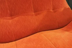 Montis 2-Sitzer-Sofas|Sofa Florence 2Z Cordstoff Strada 74 Ziegelrot