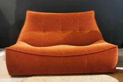 Montis 2-Sitzer-Sofas|Sofa Florence 2Z Cordstoff Strada 74 Ziegelrot