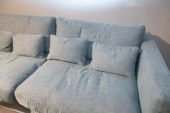 Sits 2-Sitzer-Sofas|Sofa Heaven MS 1009 Stoff Nori 4 Turqouise Blau Grau Fuß Schwarz