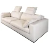 Bielefelder Werkstätten 2-Sitzer-Sofas|3-Sitzer-Sofas|Sofa Inspiration 122-3005 Tief Bezug Noah 1744 176 Sockelrahmen Wengefarbig Gebeizt