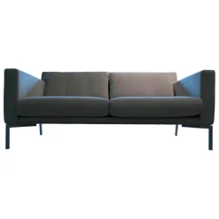 Walter Knoll 2-Sitzer-Sofas|Sofa Jason 390 25 FLFR 2,5 Sitzig Stoff Summit Chalk Grau Gestell Velourmatt Grau