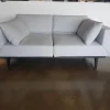 Franz Fertig 2-Sitzer-Sofas|Sofa Jill Stoff E Cape 60 Lightgrey Grau mit Verstellfunktion