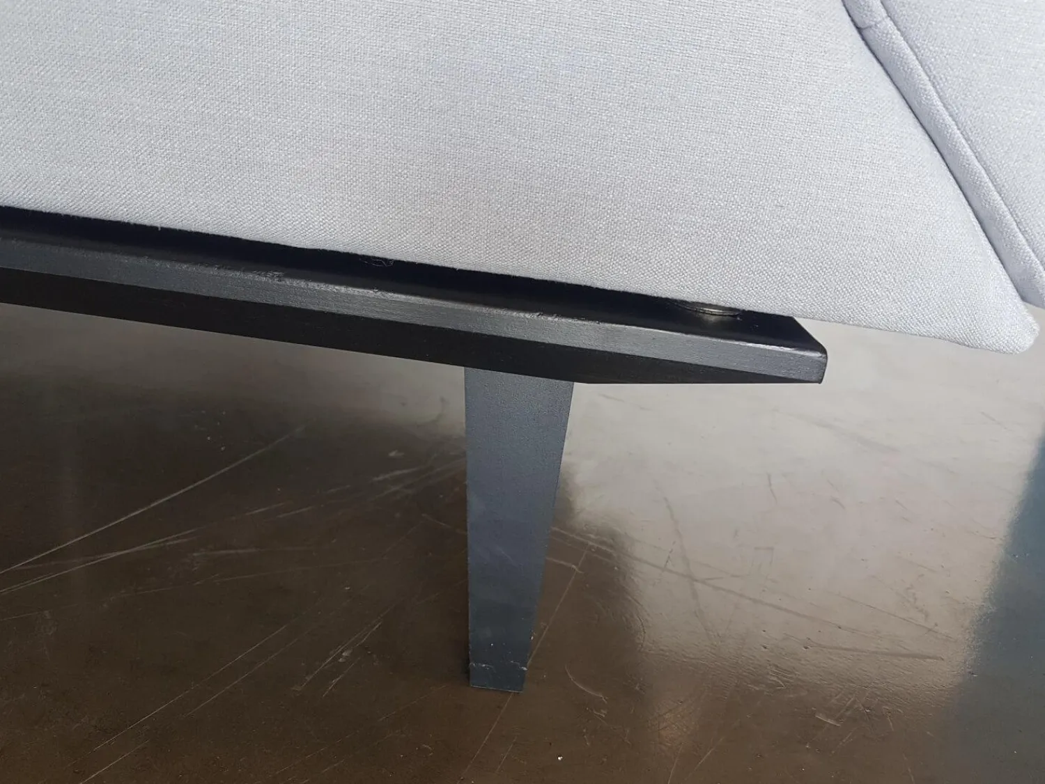 Franz Fertig 2-Sitzer-Sofas|Sofa Jill Stoff E Cape 60 Lightgrey Grau mit Verstellfunktion