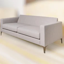 IP Design 2-Sitzer-Sofas|Sofa Jon Edwards 9.2 Bodenfrei Stoff Lago BW1747-181 Grau