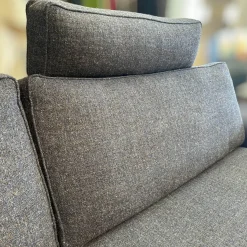 IP Design 2-Sitzer-Sofas|Sofa Jon Edwards Bodenfrei Bezug Stoff Spring Ip1764-454 Grau Füße Metall