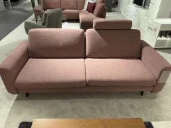 Stressless 2-Sitzer-Sofas|Sofa Joy Stoff Jasmine Dark Pink Rosa Holzfuß Wenge Schräg Inklusive Kopfstütze
