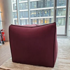 B&B Italia 2-Sitzer-Sofas|Sofa Le Bambole Bibambola Stoff Adria Dunkelrot