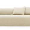 B&B Italia 2-Sitzer-Sofas|Sofa Le Bambole Granbambola Stoff Bouclé Sila Weiß Gestell Polyethylen Inklusive Rückenkissen