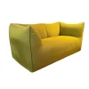 B&B Italia 2-Sitzer-Sofas|Sofa Le Bambole Stoff Sila Grün Gestell Polyethylen Mit Stoff Bezogen