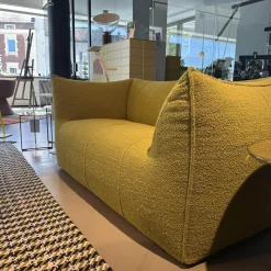 B&B Italia 2-Sitzer-Sofas|Sofa Le Bambole Stoff Sila Grün Gestell Polyethylen Mit Stoff Bezogen